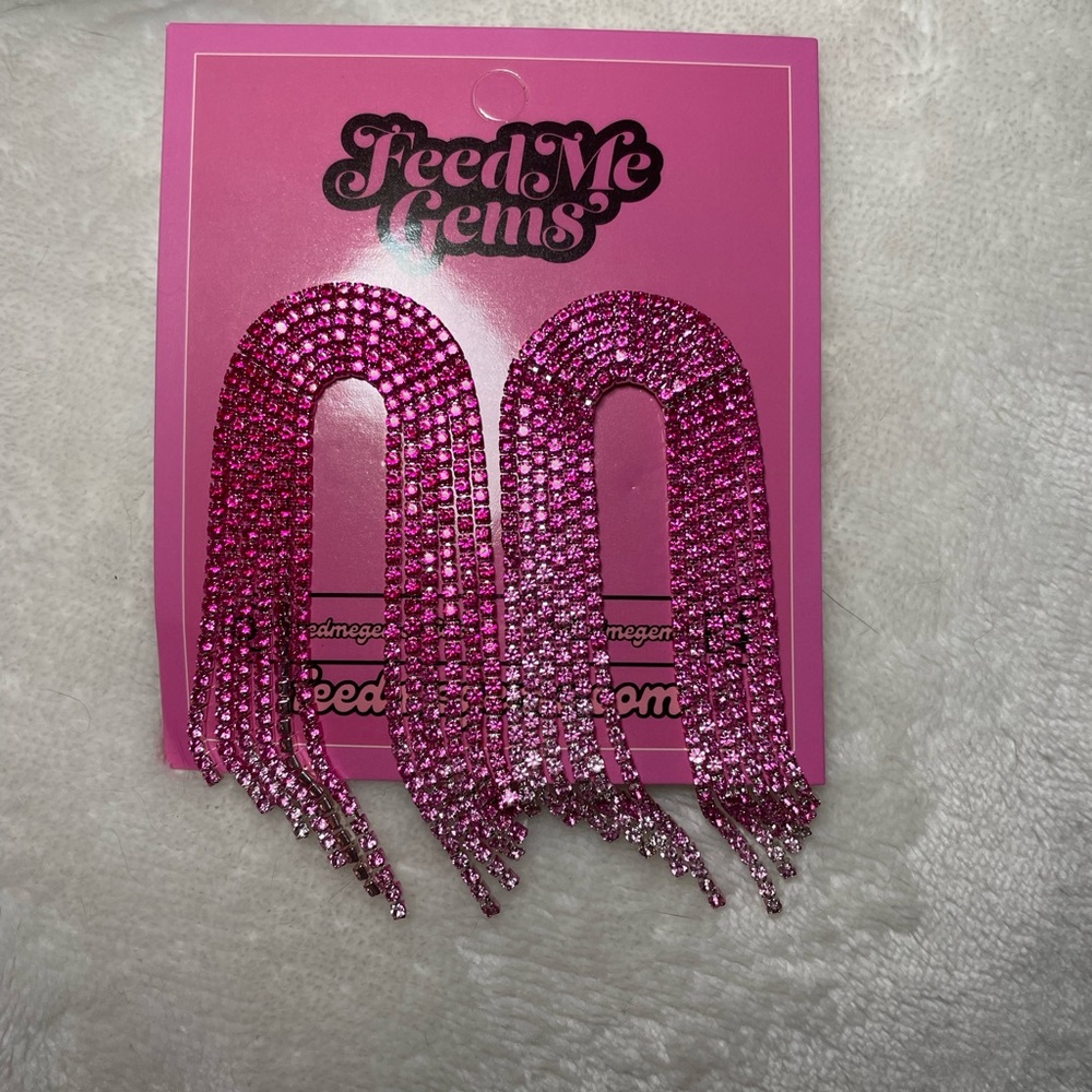 Feed me gems earrings